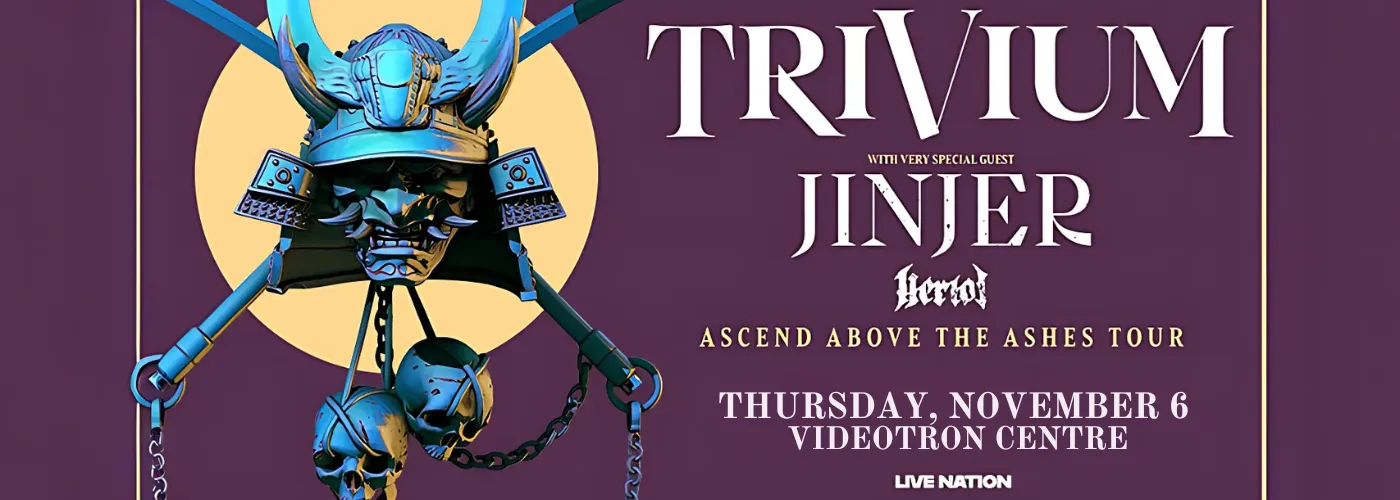 Trivium, Jinjer &amp; Heriot