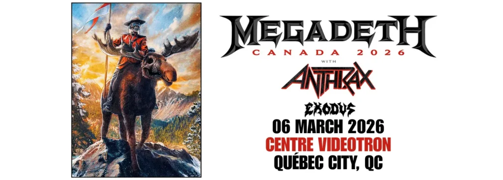 Megadeth at Centre Videotron